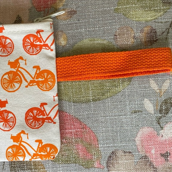 Handmade Pouch Bikes Silkscreened and Sewn in the USA www.shoplittlespoons.com - Picture 3 of 6